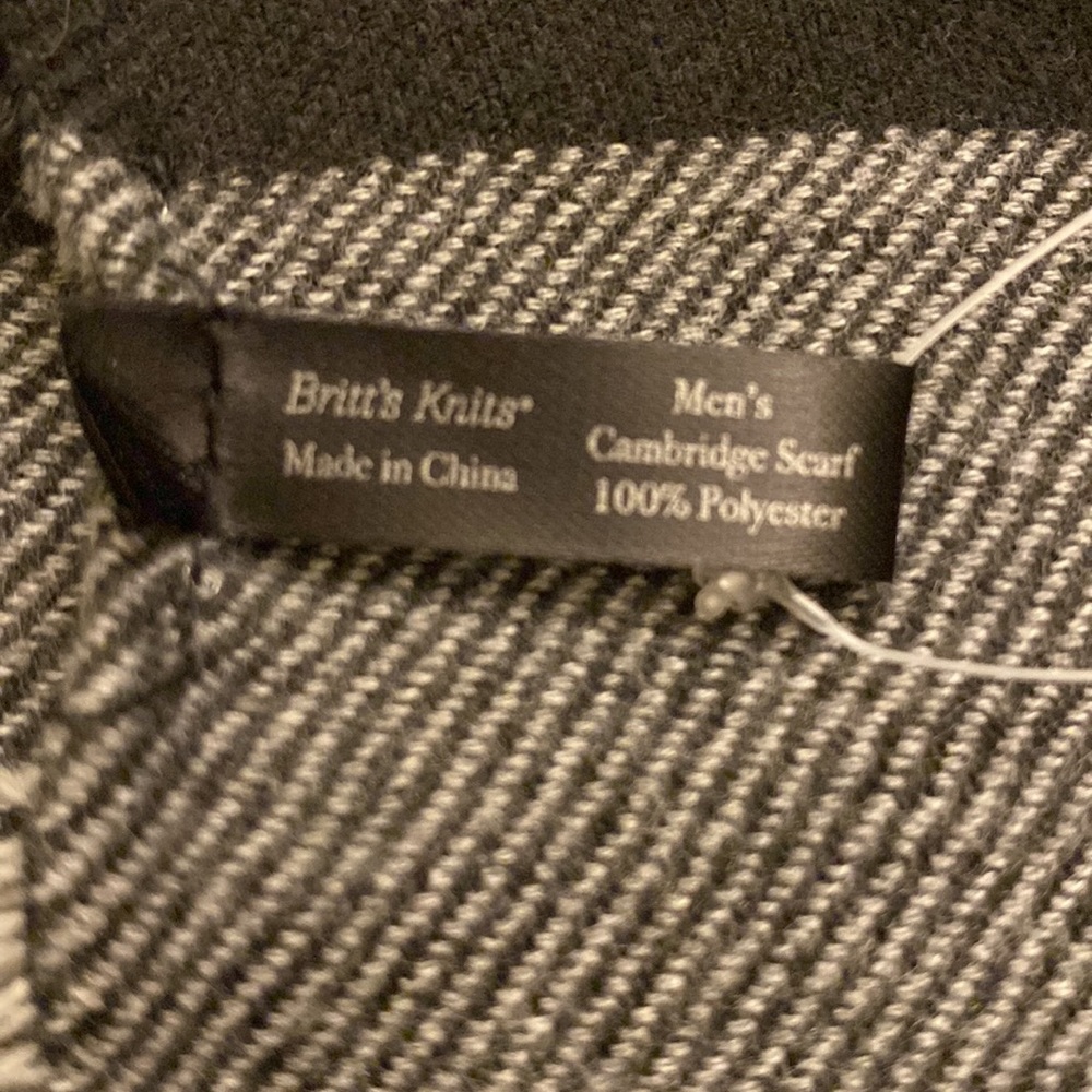 Men’s Polyester Scarf - Picture 3 of 4
